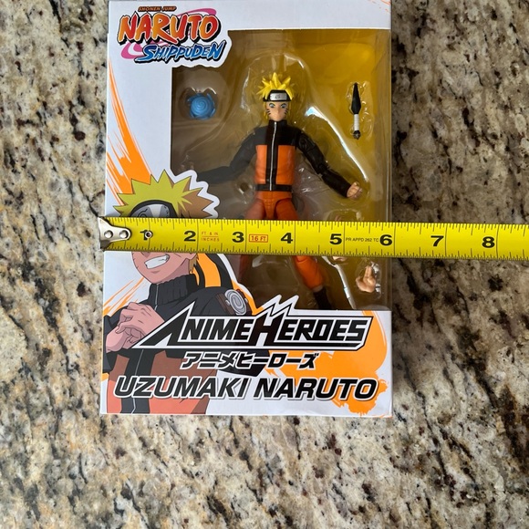Anime Heroes Naruto Shippuden Uzumaki Naruto 6.5" scale figure play or display - Picture 7 of 8